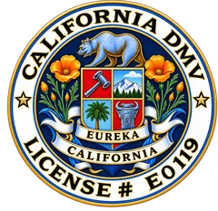 California DMV Licensed - License E0119